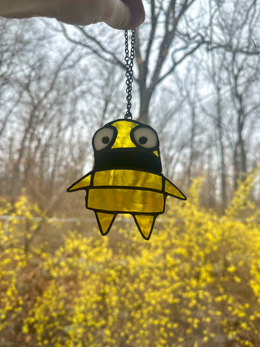 Repo Bot Stained Glass Suncatcher