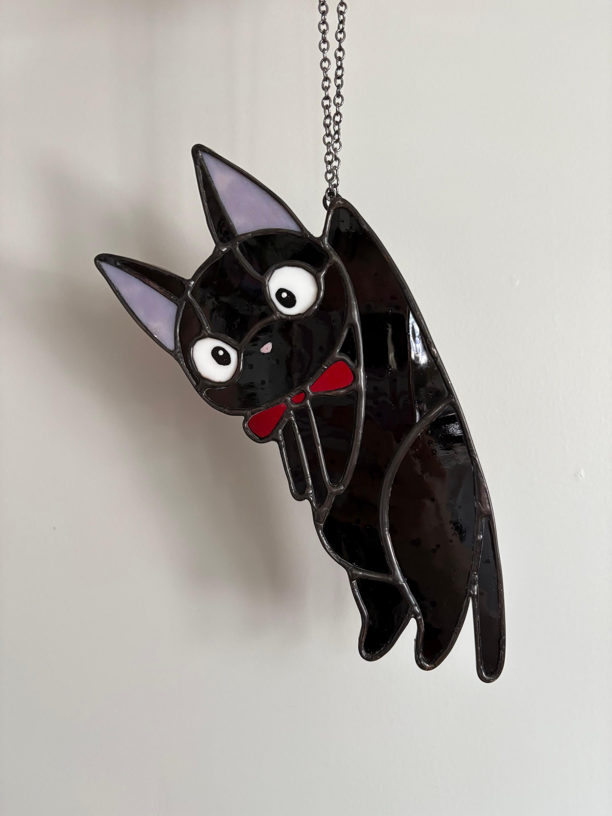 Hanging Jiji Suncatcher (restock coming soon!) – Ember Isle Glass