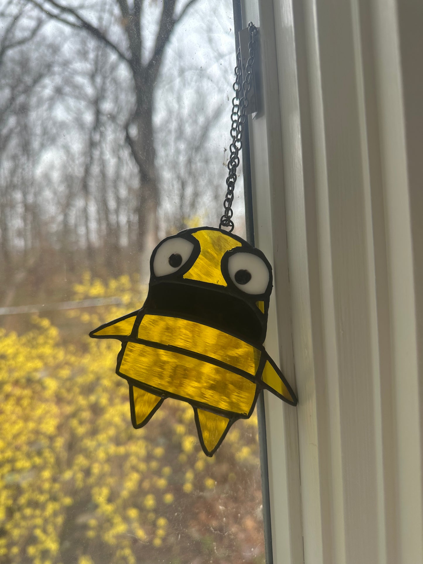 Repo Bot Stained Glass Suncatcher