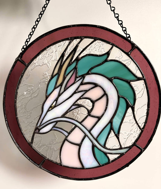 Haku Stained Glass Panel